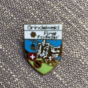 Vintage ski pin Grindelwald First, Switzerland